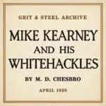 Archive cover for Mike Kearney and His Whitehackles by M. D. Chesbro, April 1920